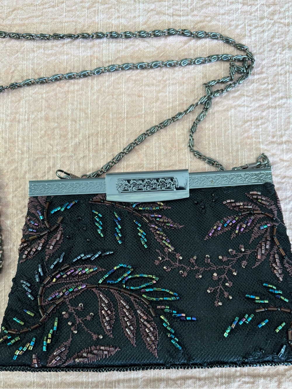 Vintage beaded clutch purse (Jessica McClintock)